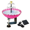 thumbnail image 2 of Linnome Mini Solar Powered Bird Bath Fountain Outdoor Courtyard Garden Decoration with Water Flow for Backyard Garden, 2 of 5