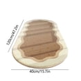 thumbnail image 3 of Meitianfacai Machine Washable Bedroom Rug ,47×15 inch Rugs for Living Room Ultra-Thin Soft Floor Mat for Entryway Bedroom, Non-Slip Stain Resistant Small Carpet for Laundry Bedroom Office, 3 of 7
