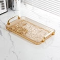 thumbnail image 4 of Naittoop High Color Water Cup Tray Home Living Room Teacup Tea Tray Desktop Cup Storage Tray Premium Feeling Dinner Fruit Plastic Serving Tray Platters, 4 of 6
