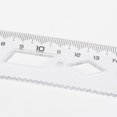 thumbnail image 4 of Unique Bargains 2pcs Unbreakable Flexible Rulers 20cm PVC Shatterproof Folding Plastic Ruler with Wavy Lines, Transparent, 4 of 6
