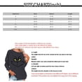 thumbnail image 3 of Chandail de Noël Abordable Corashan Chandail de Noël Laid Blouses à Manches Longues pour Femmes Décontracté Col Rond Chemise Blouse Imprimée Hauts Coupe Ample Automne Vert, 3TG, 3 of 4