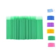 thumbnail image 2 of 100pcs Double Head Disposable Swab Fiber Buds Plastic Sticks Eyebrow Eyelash Make Up Tools, 2 of 8