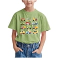 thumbnail image 1 of WRKEKC T-Shirts d'Été pour Garçons, T-Shirts Décontractés pour Garçons, T-Shirts Polyvalents Décontractés à Manches Courtes pour Enfants avec Motif Imprimé et Col Rond, 1 of 6