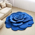 thumbnail image 2 of Yhmxh 3 D Flower Mat Soft Carpet Non-Slip Area Carpet Dining Room Home Bedroom Carpet Floor Washable Rug Anti-slip Rug Decorative Rug Rugs for Living Room Outdoor Rug Bathroom Rugs Kithchen Rug, 2 of 5