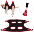 thumbnail image 4 of Sac de Contention pour Toilettage de Chiot, Écharpe Respirante Élastique Lavable en Machine Résistante à l'Usure pour Dents de Chat Bordure Noire Rouge Ensemble de 10 Pcs L, 4 of 8