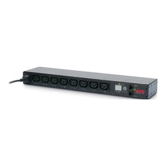 APC Switched Rack PDU AP7920B - Bande de distribution d'Alimentation - AC 200/208/230 V - 2300 VA - Ethernet - Entrée : IEC 60320 C14 - Connecteurs de Sortie : 8 (Power IEC 60320 C13) - 1U - 19 Pouces - Noir - pour P/N : SMTL1000RMI2UC, SMX1000C, Smx1500rm