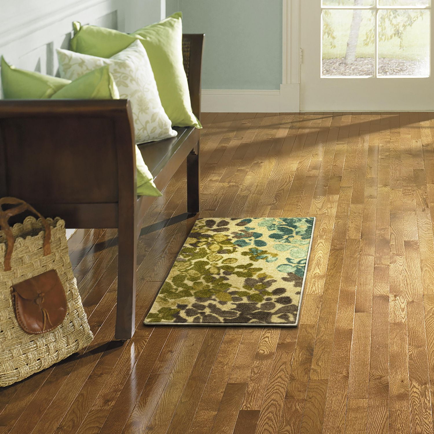 Tapis Radiance (collection Aurora) de Mohawk, couleur turquoise 72x120