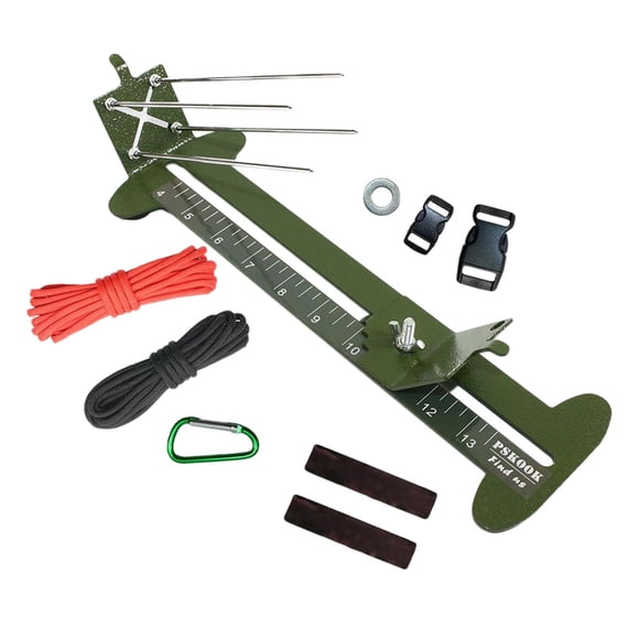 jinwen Paracord Bracelet Jig Knitting Weaving Making Parachute DIY Tool Green