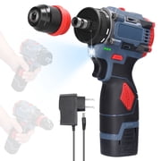 Graflsoa 16.8V Cordless Brushless Drill Driver with 45Nm Torque, LED Light, and Cooling System for Home DIY, Furniture Assembly, and Car Repairs (Includes 1300mAh Li-ion Battery & Charger)