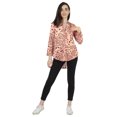 thumbnail image 2 of Inkmeso Haut Décontracté Élégant à Manches Longues Imprimées pour Femmes, T-Shirt d'Été Basique Confortable, 2 of 7
