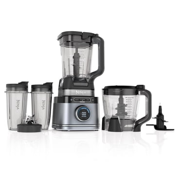 Ninja Detect Kitchen System Power Blender + Processor with Blend Sense Technology, Silver, TB400C
