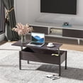 thumbnail image 2 of HOMCOM 39" Modern Lift Top Coffee Table with Hidden Storage Compartment, 2 of 10