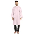 thumbnail image 1 of Atasi Indian Designer Kurta For Mens Party Wear Traditional Dress Solid Ethnic Long Shirt, 1 of 7