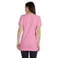 thumbnail image 4 of Inkmeso Haut à Encolure Fendue Long pour Femmes T-Shirt Basique en Coton avec Poche Patch Legging Haut, 4 of 7