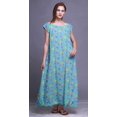 thumbnail image 3 of Bimba Pyjama pour Femmes Imprimé à Manches Courtes Longue Chemise de Nuit Tenue de Nuit pour Dames, 3 of 4