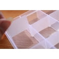 thumbnail image 4 of EGNMCR Organisateurs et Rangement de Garde-Robe, Malles de Rangement et Étui de Rangement pour Sacs Boîte Contenant Pilules Bijoux Nail Art Tips 10 Compartiments le Rangement, 4 of 9
