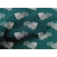 thumbnail image 4 of oneOone Popeline de Coton Tissu à Blocs de Poisson Imprimés au Mètre 56 Pouces de Large, 4 of 4