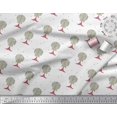 thumbnail image 2 of Soimoi Blue Poly Georgette Fabric Insect,Leaves & Floral Block Decor Fabric Printed BTY 42 Inch Wide, 2 of 3