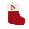 thumbnail image 1 of 1/2PCS Christmas Socks Letter Snowflake Pattern Knitting Christmas Stocking  Gift Bag Christmas Decorations for Home 2022, 1 of 5