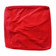 thumbnail image 2 of Dustproof Footrest Foot Stool Slipcover with Elastic Bottom Ottoman Cover Red, 2 of 8