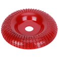 thumbnail image 3 of 105mm Ponçage Rouge Arc Disque Meulage Meule de Formage pour Outil Rotatif de Travail du Bois Meuleuse d'Angle, 3 of 14