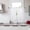 White#5, variant on pstuiky Linen Yarn Semi-Sheer Partition Curtains 2-Piece Set, Vintage Style, Light Filtering 63.5X78Cm (25"X30.7") Kitchen, Bathroom, Bedroom Valance