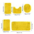 thumbnail image 3 of EQWLJWE Bathroom Rug Set 5 Piece, Microfiber Plush Bath Mat Sets, Super Absorbent Bath Mats for Bathroom,Non-Slip & Washable Bathroom Rugs,Dry Quickly Bath Rugs, Purple Bathroom Rug Set, 3 of 7