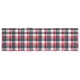 thumbnail image 3 of vidaXL Sun Lounger Cushion Red Check Pattern 200x50x3cm Oxford Fabric, 3 of 5