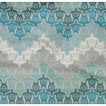 thumbnail image 4 of oneOone Cotton Poplin Twill Teal Blue Fabric Turtle Block Sewing Craft Projects Fabric Prints By Yard 56 Inch Wide, 4 of 4