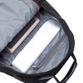 thumbnail image 3 of KAUKKO Vintage Casual polyster and Leather Rucksack Backpack (Nylon Black), 3 of 5