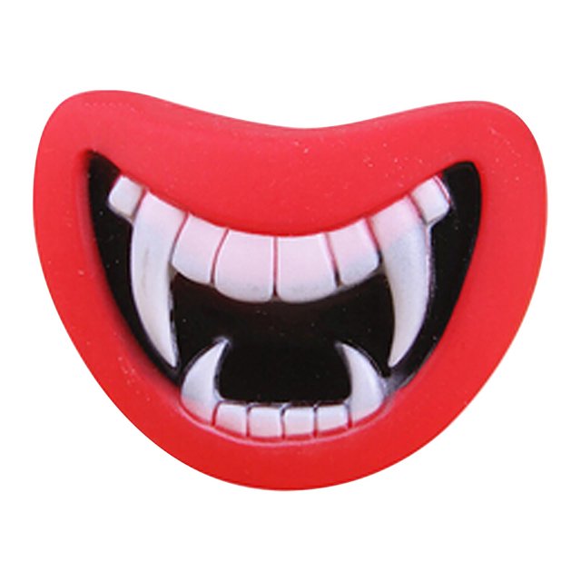 Jouet pour Chien Lèvres Rouges Qui Couinent - Émail, Diamètre 8cm, Motif Surélevé, pour Mâcheurs Agressifs, Dentition, Encourage le Jeu & Empêche les Dommages sur les Meubles