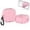 Pink, variant on Leather Shockproof Case for Samsung Galaxy Buds 4 / Buds 4 Pro Wireless Earbuds with Phone Stand & Carabiner, Full Body Protective Cover