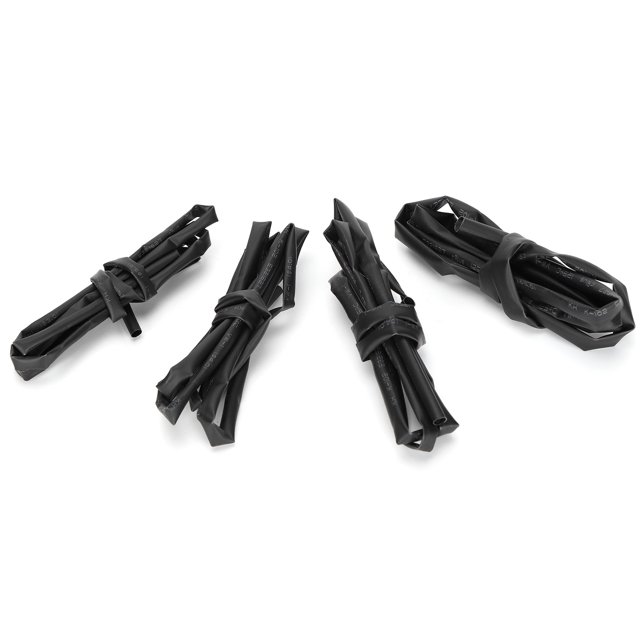 Heat Shrinkable Tubing, 4 Kinds Polyolefin 1 Meter Length Heat Shrink Tubing Set For Wire End Treatment For Wire Connection