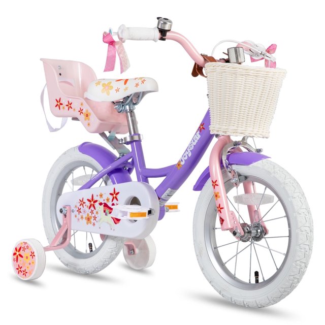 JOYSTAR Unicorn Vélo Fille 16 Pouces, Violet