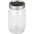 thumbnail image 3 of Ball Wide Mouth Clear Glass Canning Quart 32 Oz Mason Jars with Lids, 12 Pack, 3 of 9