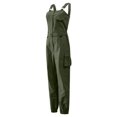 thumbnail image 4 of Innerwin Combinaisons Sans Manches Femmes Pantalons Longs Été avec Poches Couleur Unie Combinaison Verte m, 4 of 8