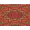 thumbnail image 1 of Ahgly Company Tapis d'Intérieur Rectangulaires Transitionnels Rouges Lavables à la Machine, 8 Pieds x 10 Pieds, 1 of 7