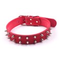 thumbnail image 2 of Collier pour Chien à Pointes, Collier pour Chien Clouté en Cuir, Collier pour Chien avec Pointes Style Punk en Laiton, Collier pour Chien à Pointes Réglable, Rivet Clouté en Laiton, Boucle en Laiton, Collier pour Petit Chien, 2 of 7