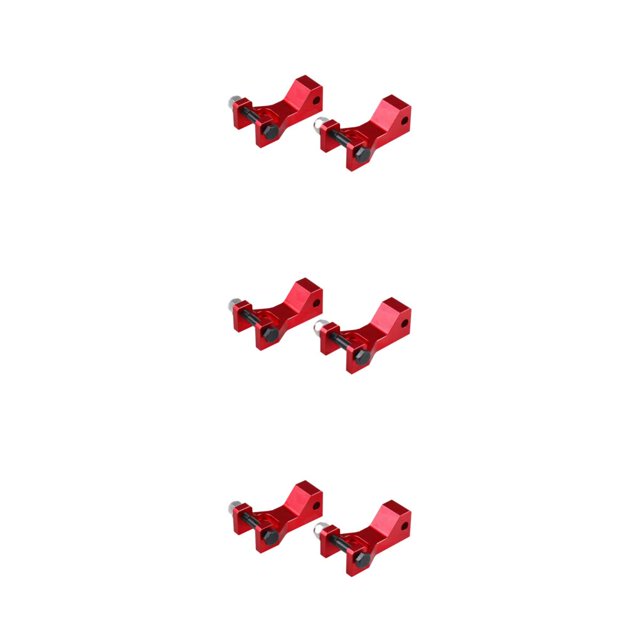 Maytalsory 1/2/3 Kit de Descente avant de Moto Tout-Terrain Structure Rouge 3 Pcs