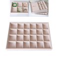 thumbnail image 4 of Velvet Jewelry Display Storage Tray Holder Box for Dresser Drawer, Ear Necklace, Space Saver Style 03, 4 of 8