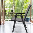 thumbnail image 4 of Costway Set of 4 Patio Folding Chairs Camping Deck Garden Pool Beach W/ Armrest, 4 of 9