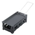 thumbnail image 4 of LHCER Plateau de Cuisson Rotatif Portatif Antiadhésif pour Raclette au Fromage, Ensemble de Réchauds pour la Maison et la Cuisine, Outil de Grillade, Raclette, Mini Raclette, 4 of 7
