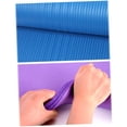 thumbnail image 4 of RUNROTOO Extra Thick Non Slip Yoga Mat High Density Tear Exercise Mat With Carrying Strap For Home Use Blue, 4 of 7