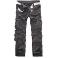 thumbnail image 3 of Mens Work Pants Cargo Mens Fashion Casual Cotton Multi-pocket Outdoors Work Trouser Cargo Long Pants, 3 of 9