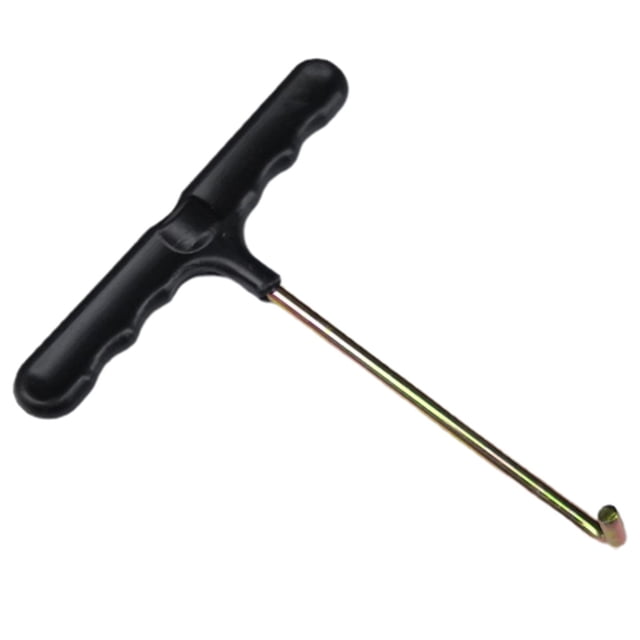 Trampoline Spring Pull Tool (T-Hook),Trampoline Hook Tool,Spring Pull T-Hook with Plastic Handle for Jumping Trampoline Spring Installation Trampoline Spring Pull Tool,Trampoline Puller