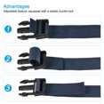 thumbnail image 4 of Unique Bargains Suitcase Belts with Quick Release Buckle Luggage Straps, Navy Blue, 4 of 5