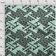 thumbnail image 3 of oneOone Cotton Cambric Light Blue Fabric Geometric Sewing Material Print Fabric By The Yard 42 Inch Wide, 3 of 4