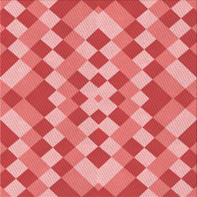 Ahgly Tapis d'Intérieur Lavable en Machine Carré Transitionnel Rose Corail Clair, 6 Pieds Carré
