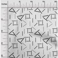 thumbnail image 1 of oneOone Cotton Silk Fabric Line Geometric Decor Fabric Printed BTY 42 Inch Wide, 1 of 4