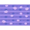 thumbnail image 1 of Ahgly Company Machine Washable Indoor Rectangle Transitional Purple Mimosa Purple Area Rugs, 2' x 3', 1 of 7